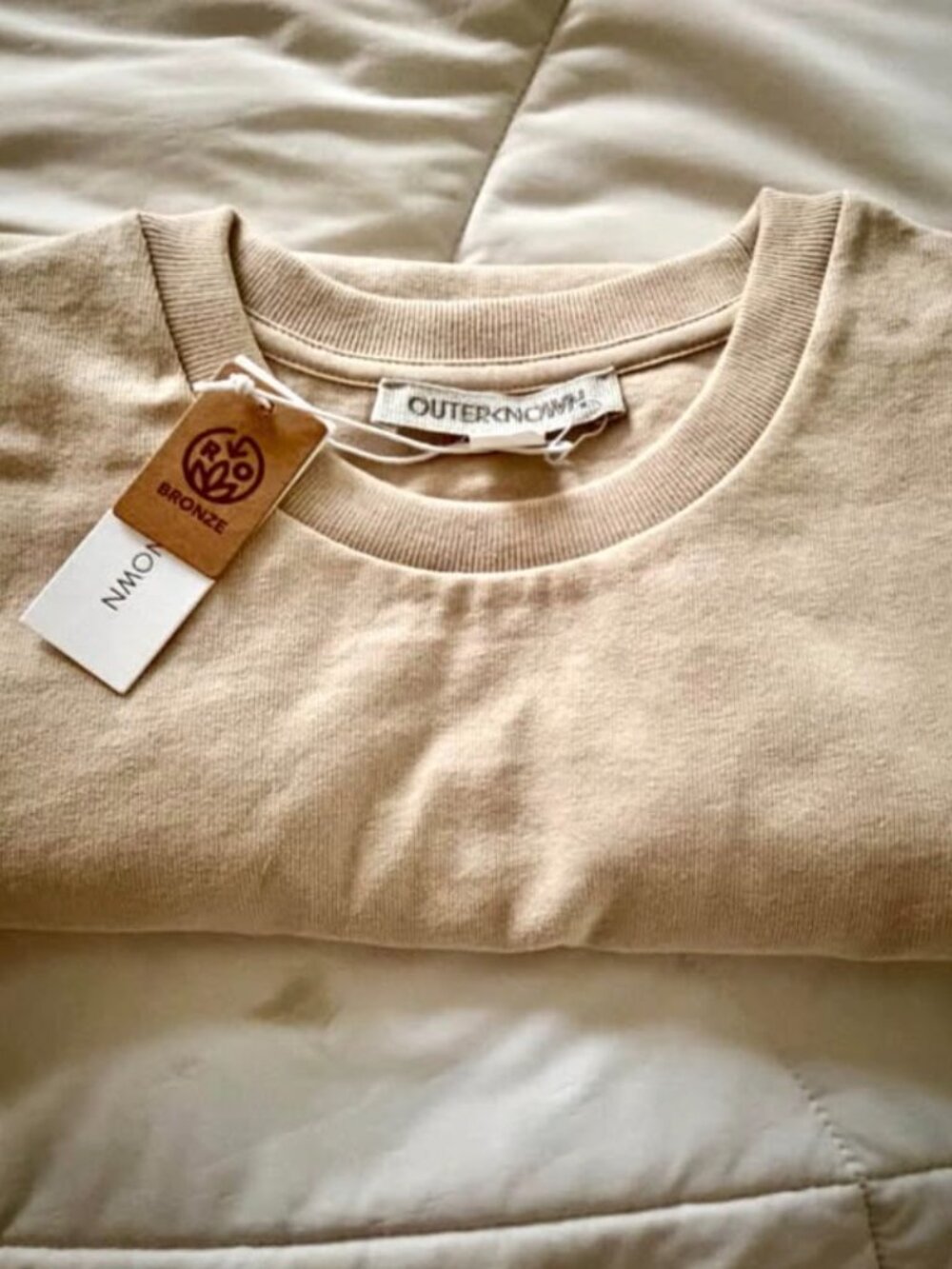 Outerknown The Big Heavy Muscle Tee Dress BRAND NEW Size Small SALT - Picture 6 of 8